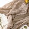 Sand Cheesecloth Table Runner 35x120 Inches Spring Easter Nude Gauze Table Runner(Nude)120"L x 35"W